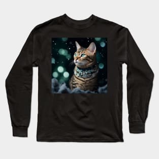 Jewelled Bengal Cat Long Sleeve T-Shirt